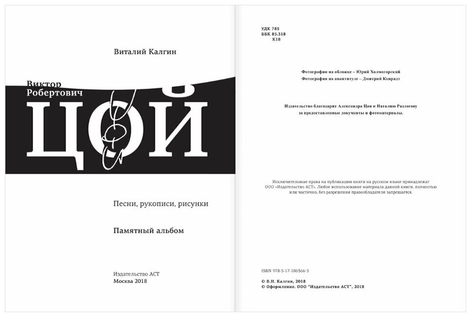 Виктор Робертович Цой. Песни, рукописи, рисунки. Памятный альбом - фото №5