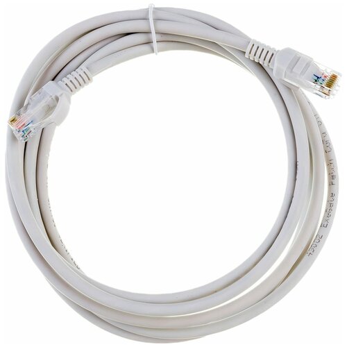 Сетевой кабель ExeGate UTP cat.5e 3m Grey UTP-RJ45-RJ45-5e-3M-LSZH-GY 286384 сетевой кабель exegate utp cat 5e 3m grey utp rj45 rj45 5e 3m lszh gy 286384
