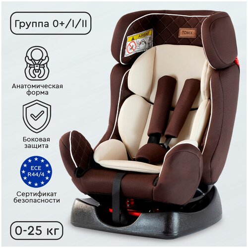 Автокресло Tomix Unique (гр. 0+/I/II, 0-25 кг), черный