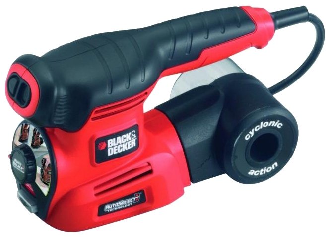 Многоцелевая универсальная шлифовальная машина Autoselect Cyclonic BLACK+DECKER KA280K, 220 Вт