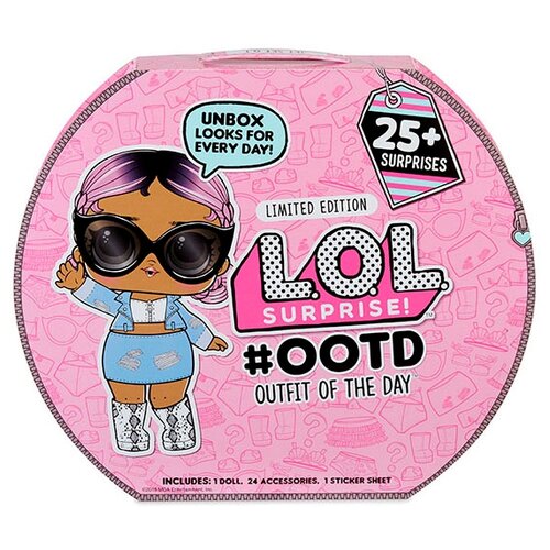 Кукла-сюрприз L.O.L. Surprise в чемоданчике Outfit Of The Day Модный образ 555742 розовый