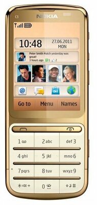 Телефон Nokia C3-01 Gold Edition
