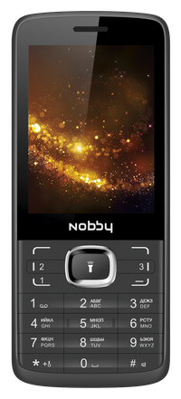 Новый Кнопочный телефон Nobby 330T 3 sim 3 сим карты Black Grey