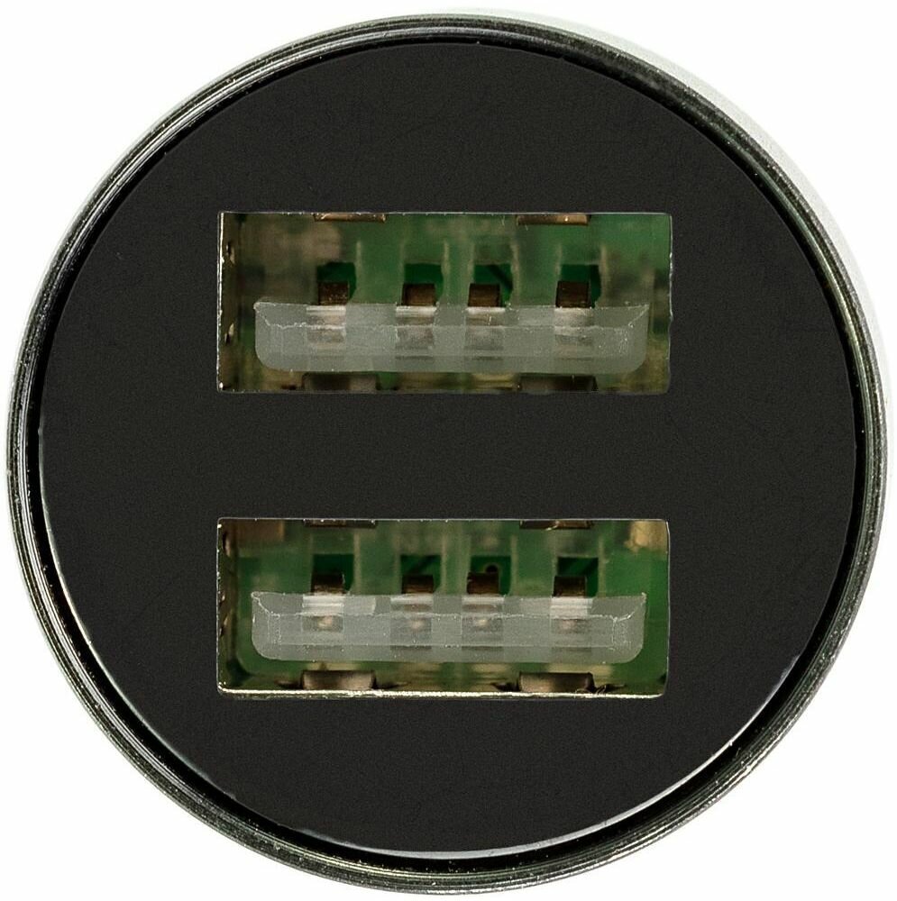 Автомобильное зарядное устройство WIIIX , 2xUSB, 3.4A, черный - фото №12