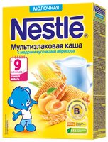 Каша Nestlé молочная мультизлаковая с медом и кусочками абрикоса (с 9 месяцев) 220 г