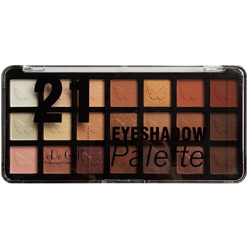 Палетка теней для глаз DoDo Girl Eyeshadow Palette, 21 оттенок, набор 02