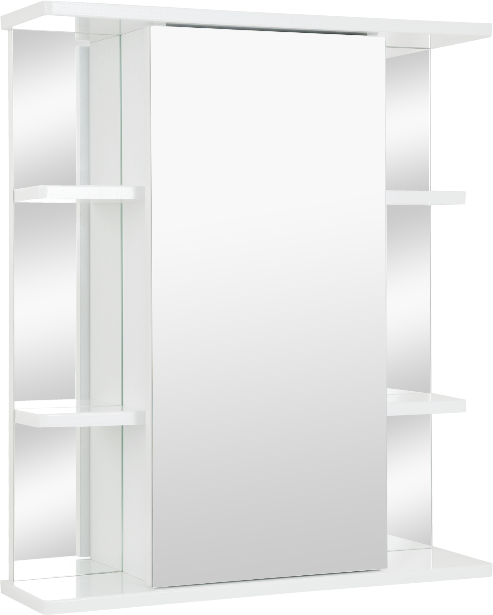Зеркало «Универсал» с полкой 60x71 см цвет белый - фотография № 4