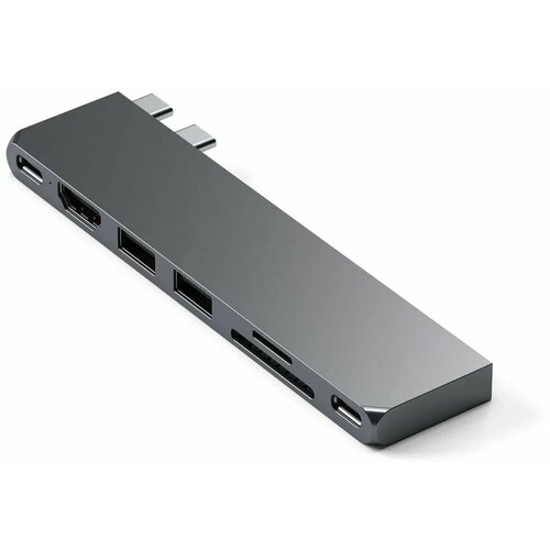 Адаптер Satechi USB-C Pro Hub Slim Adapter Цвет серый космос 646900₽