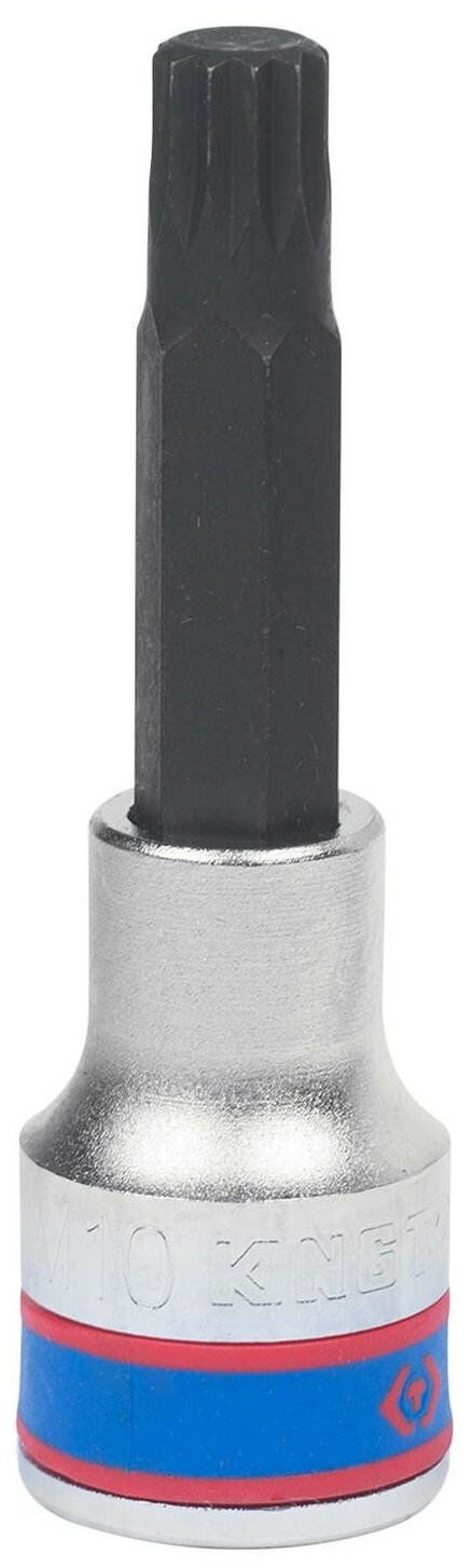 Насадка (бита) торцевая 1/2" Spline M10 L = 80 мм KING TONY 403610