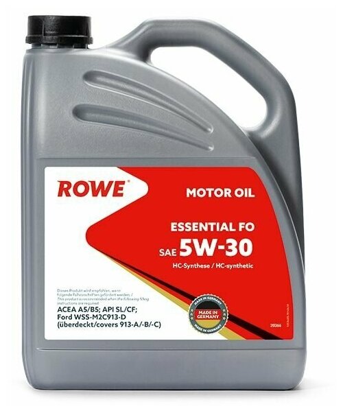 Масло моторное ROWE ESSENTIAL SAE 5W-30 FO (5 л)