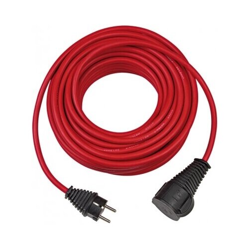 1167830 Brennenstuhl удлинитель-переноска Extension Cable,25м, кабель красный 1,5мм2, 1 роз, IP44