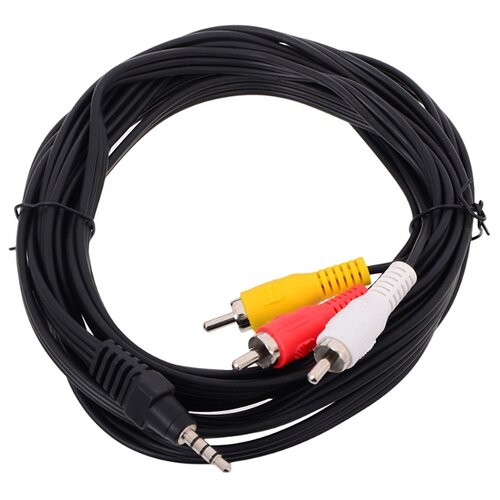 фото Кабель Telecom 3.5 Jack - 3хRCA (TAV4545) 5 м черный