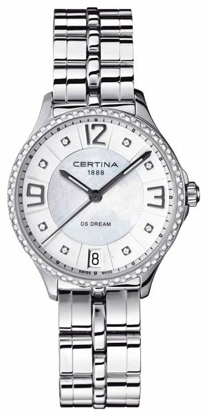 Наручные часы Certina C021.210.61.116.00, серебряный, белый