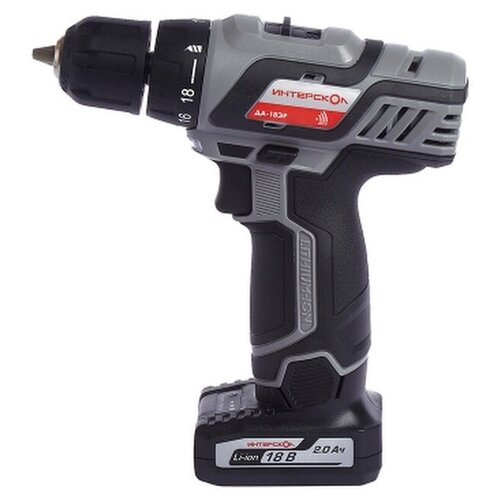 Дрель-шуруповерт аккумуляторная Li-ion ИНТЕРСКОЛ ДА-18ЭР 4362220 985700₽