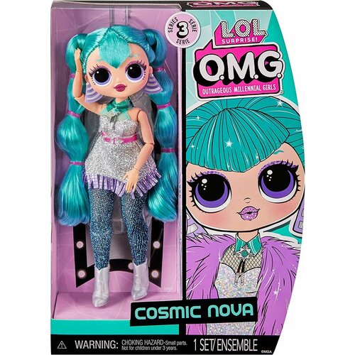 Кукла Lol OMG Cosmic Nova перевыпуск lols mga entertainment лол сюрприз набор мебели winter chill cozy babe l o l surprise winter chill hangout spaces furniture playset with cozy babe doll