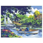 Royal & Langnickel Картина по номерам ''Лодки на реке'' 28,5x39 см (PAL8) - изображение