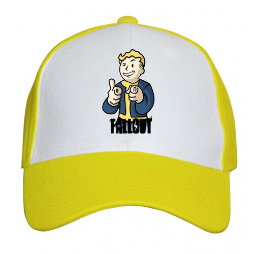 фото Бейсболка , размер универсальный, желтый migom