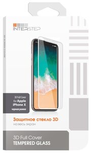 Фото Защитное стекло INTERSTEP 3D Full Cover для Apple iPhone X