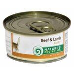 Корм для кошек Nature's Protection Консервы Cat Adult Beef & Lamb (0.1 кг) 1 шт. - изображение