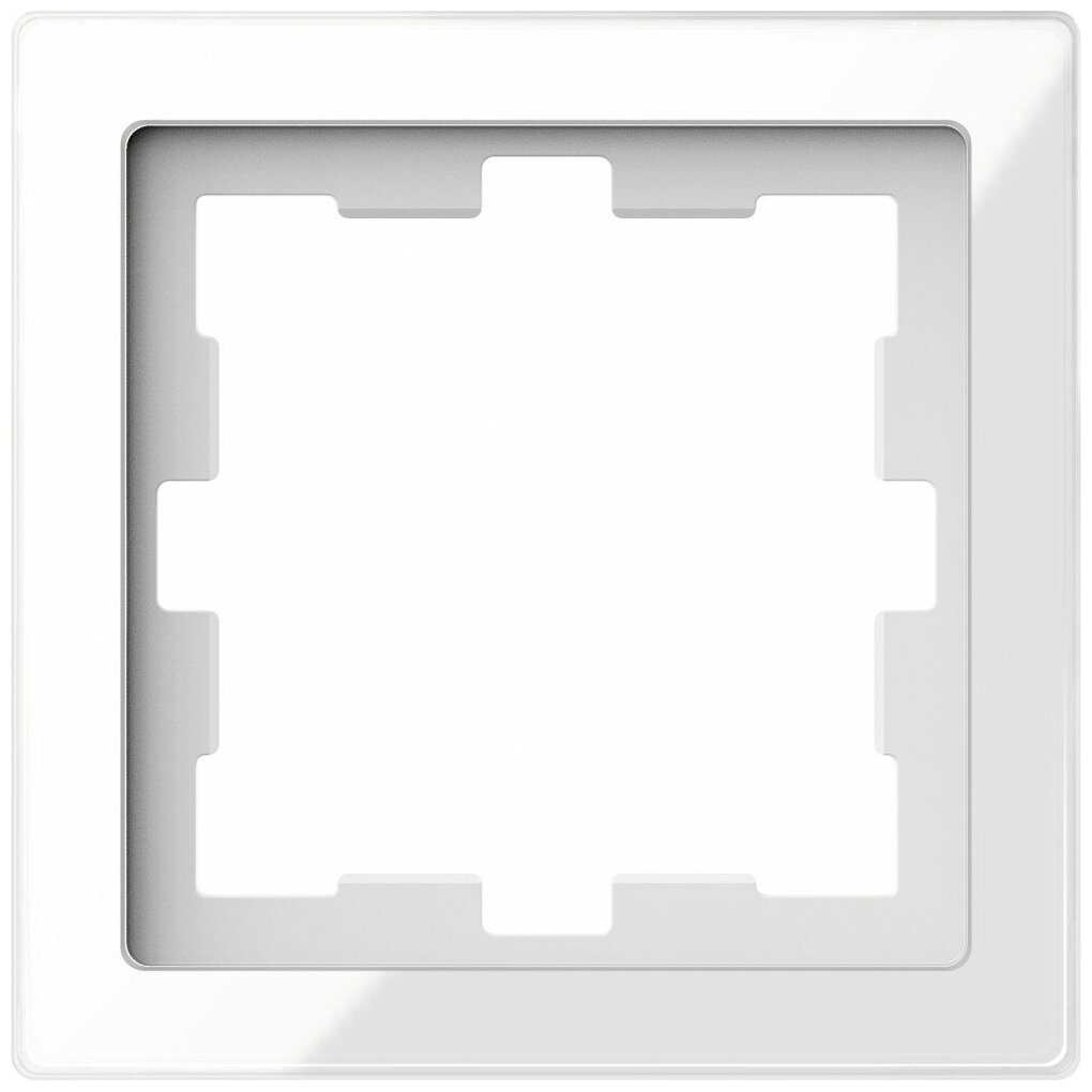 SE Merten D-Life Белый Кристалл Рамка 1-ая, Schneider Electric, арт. MTN4010-6520