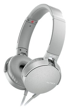 Наушники накладные Sony XB550AP Extra Bass White (MDRXB550APWC(Е))