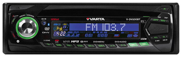 Автомагнитола VARTA V-DV800BT