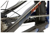 Горный (MTB) велосипед KONA Hei Hei Trail CR 27.5 (2018) matt dark blue/black w/black/orange decals 