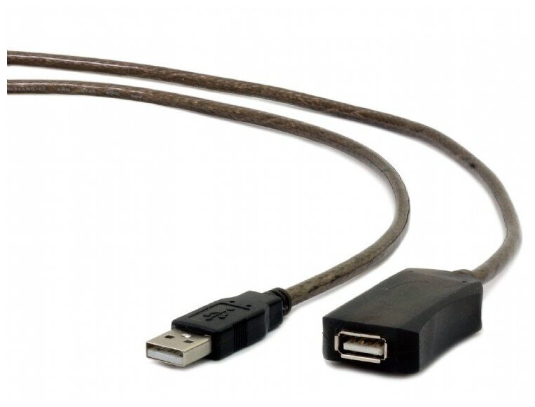 Кабель USB-удлинитель 2.0 5м активный