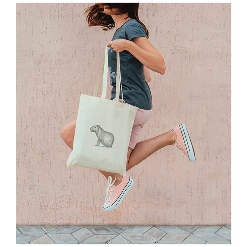 фото Сумка шоппер капибара нет бренда