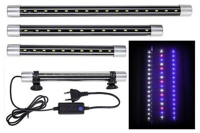 Универсальный светодиодный светильник микс 35см 6ватт (Барбус) led 015 - фотография № 3