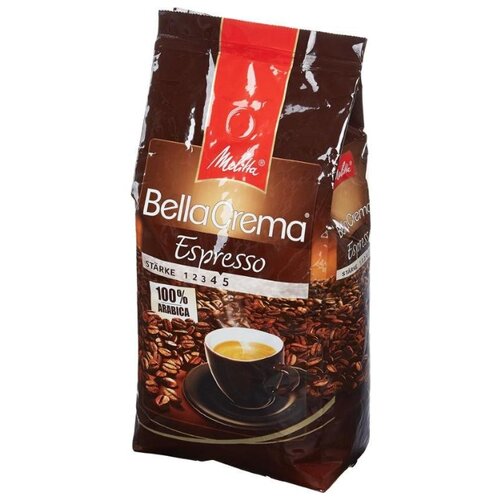 фото Кофе в зернах melitta bella crema espresso, арабика, 1 кг