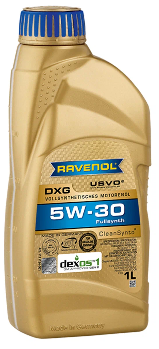 Моторное масло RAVENOL DXG 5W30 1л