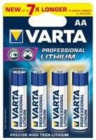 Батарейка VARTA 6106 FR6 BL4 Professional Lithium 4 шт блистер