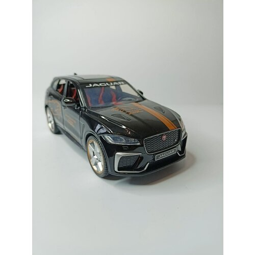 Модель автомобиля JAGUAR F-PACE TROPHY коллекционная металлическая игрушка масштаб 1:18 черный