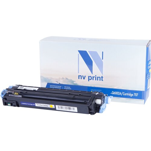 Картридж NV Print совместимый Q6002A/Can707 для HP LJ Color CM1015MFP/1017MFP/1600/2600N (желтый) {36386}