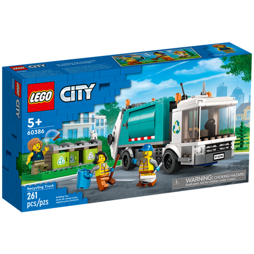 Конструктор LEGO City 60386 Recycling truck, 261 дет. lego 41712 recycling truck