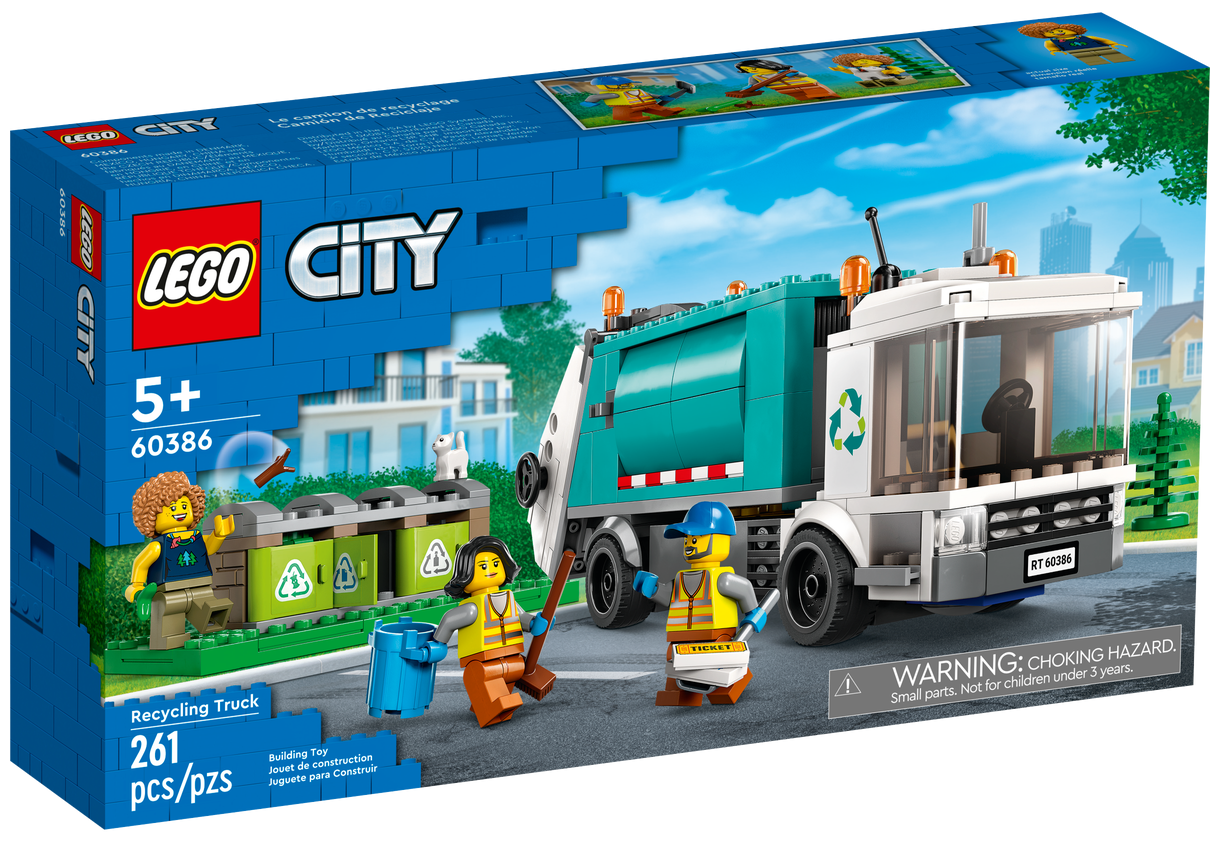 Конструктор LEGO City 60386 Recycling truck, 261 дет.