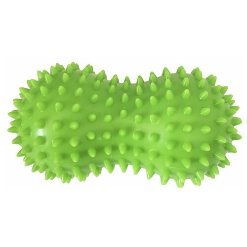 Мяч-ролик массажный двойной Х-Match, 10 см, ПВХ, салатовый