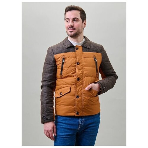 Куртка КАЛЯЕВ, размер 46, оранжевый
