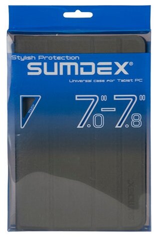 Чехол Sumdex универсальный 7.8" Grey - фото №6