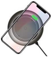 Сетевая зарядка Baseus Whirlwind Desktop Wireless Charger cерый