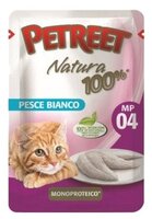Корм для кошек Petreet (0.07 кг) 1 шт. Natura 100% Белая рыба. Влажный корм 0.07 кг 1