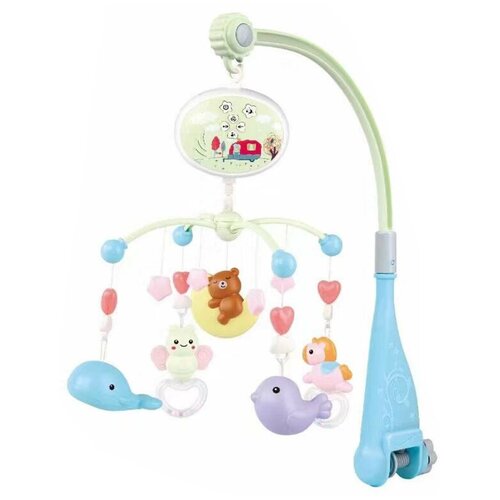 Музыкальный мобиль Konig Kids мишутка, синий