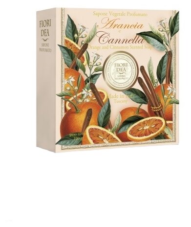 Fiori Dea Мыло кусковое Orange And Cinnamon, 100 г