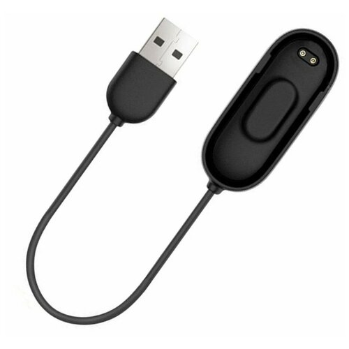 USB кабель для Xiaomi Mi Band 4, черный адаптер кабель red line usb – xiaomi mi band 2 черный