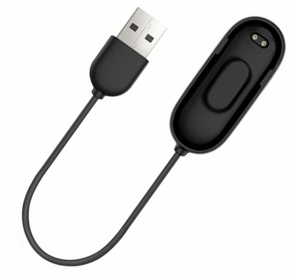 USB кабель для Xiaomi Mi Band 4, черный