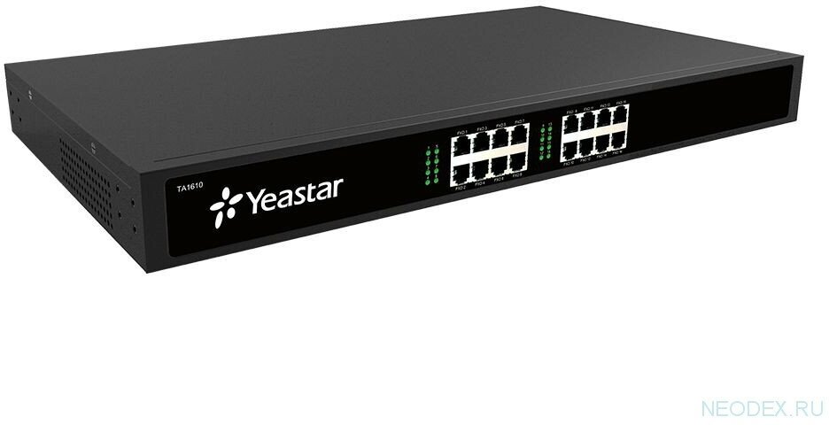 Yeastar TA1610 VoIP-шлюз, 16*FXO