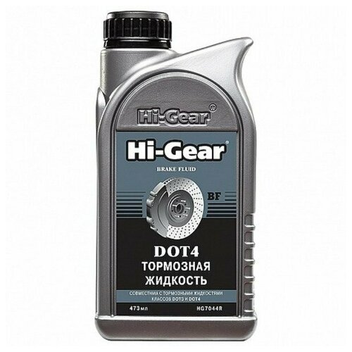 Hg7044r_жидкость Тормозная Dot4 ! 0.473l Hi-Gear арт. HG7044R