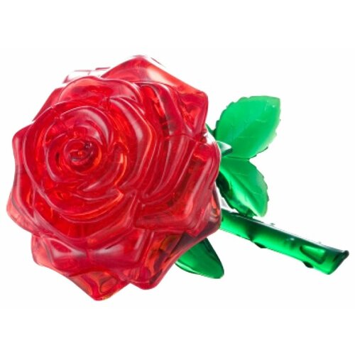 фото 3D-пазл Crystal Puzzle Красная роза (90113), 44 дет.