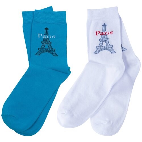 фото Комплект из 2 пар детских носков брестские (бчк) микс 32, размер 21-22